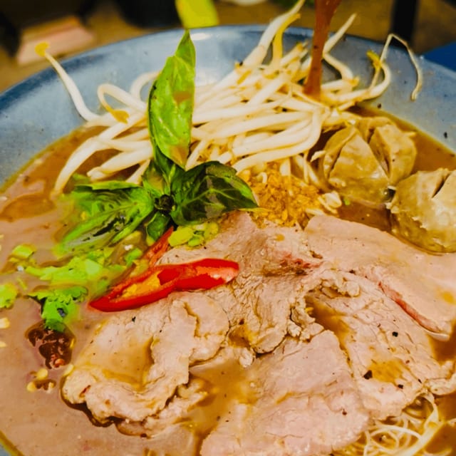Thai Boat Noodle Soup.