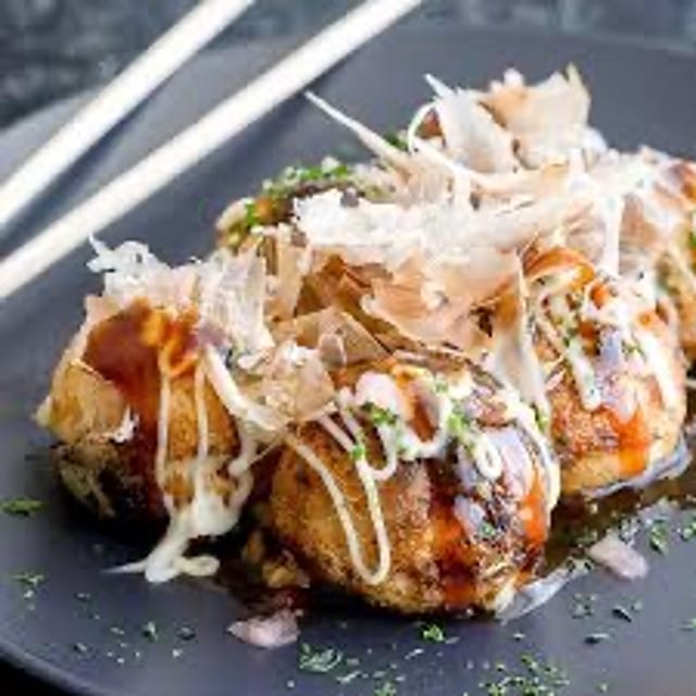 Takoyaki.