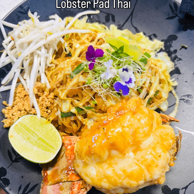Pan Seared Lobster Pad Thai.